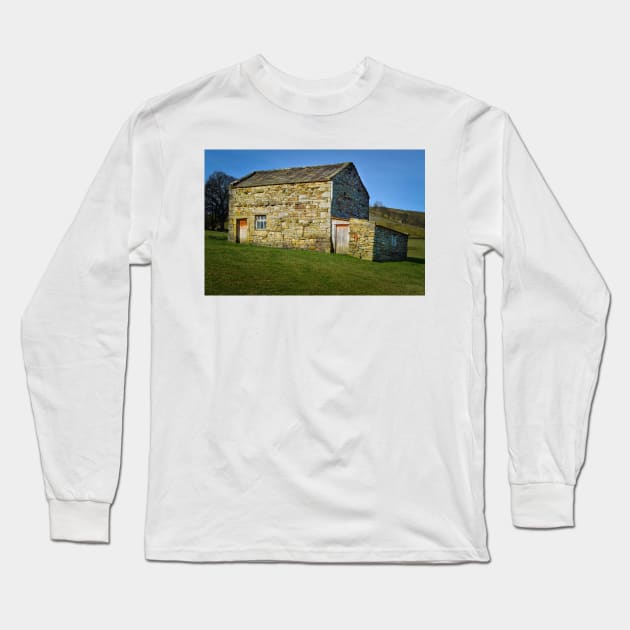 Muker Barn Long Sleeve T-Shirt by StephenJSmith